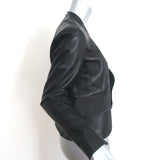 Jil Sander Lamb Leather Jacket Black Size 38