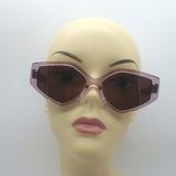 Celine Geometric Sunglasses Transparent Lilac CL40229F 78Y