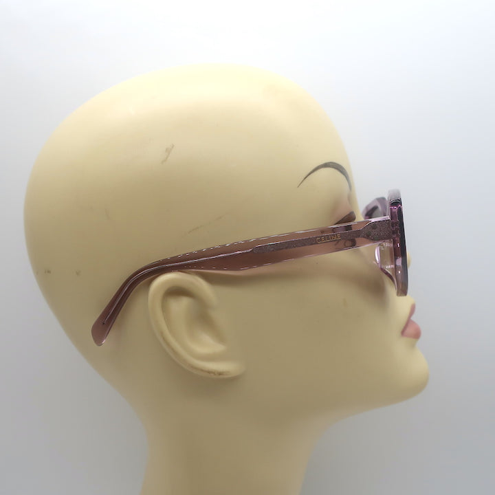 Celine Geometric Sunglasses Transparent Lilac CL40229F 78Y