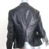 Jil Sander Lamb Leather Jacket Black Size 38