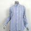 Steven Alan Striped Button Down Shirt Blue/White Size Small Long Sleeve Top