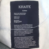 KHAITE Corben High Waisted Straight Leg Jeans Dark Stonewash Denim Size 26