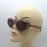Celine Geometric Sunglasses Transparent Lilac CL40229F 78Y