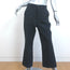 THE GREAT The Bell Trousers Dark Gray Pinstripe Cotton-Wool Size 29 NEW