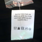 IRO Ashville Motorcycle Jacket Dark Gray Distressed Leather Size 1