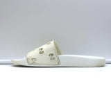 Gucci Pursuit Cutout GG Pool Slides White Rubber Size 37