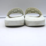 Gucci Pursuit Cutout GG Pool Slides White Rubber Size 37