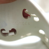 Gucci Pursuit Cutout GG Pool Slides White Rubber Size 37