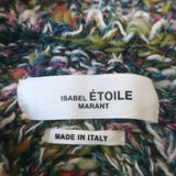 Isabel Marant Etoile Lenz Cable Knit Sweater Multicolor Cotton-Blend Size 34