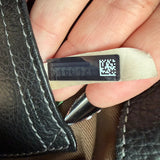 Chloe Marcie Medium Crossbody Saddle Bag Black Grained Leather