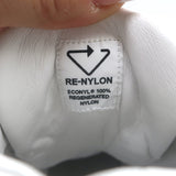 Prada Wheel Pouch Re-Nylon High Top Sneakers White Size 38.5