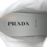 Prada Wheel Pouch Re-Nylon High Top Sneakers White Size 38.5