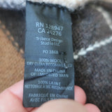 Nili Lotan Sofhie Argyle Cardigan Brown Wool Size Extra Small V-Neck Sweater