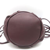 Clare V. Emma Drawstring Bucket Bag Plum Leather Mini Crossbody NEW