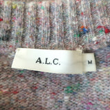 A.L.C. Emmeline Sweater Multicolor Wool-Cashmere Speckled Knit Size Medium
