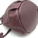 Clare V. Emma Drawstring Bucket Bag Plum Leather Mini Crossbody NEW