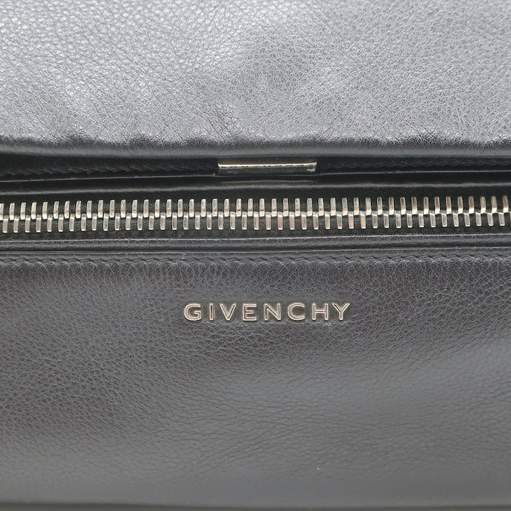 Givenchy Pandora Pure Small Flap Bag Black Leather Crossbody