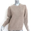 Isabel Marant Etoile Mavis Crewneck Sweater Beige Merino Wool Size 38