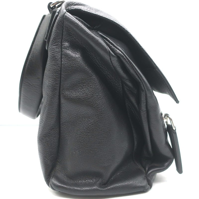 Givenchy Pandora Pure Small Flap Bag Black Leather Crossbody