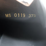 Louis Vuitton FrontRow Sneakers Brown Monogram Canvas & Black Patent Size 37.5