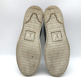 Louis Vuitton FrontRow Sneakers Brown Monogram Canvas & Black Patent Size 37.5