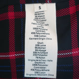 L'Agence Martine Zip-Front Coat Red Wool-Blend Plaid Size Small NEW