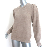 Isabel Marant Etoile Mavis Crewneck Sweater Beige Merino Wool Size 38