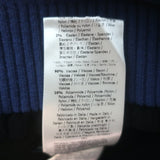 Fendi navy wool-blend scribble heart embroidered cutout sweater, size 38 - authentic pre-owned luxury.