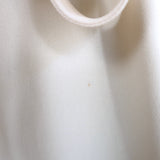 Helmut Lang Long Sleeve Jumpsuit Ivory Crepe Size Medium