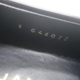 Chanel 24K Heart CC Quilted-Platform Loafers Black Shiny Leather Size 37.5