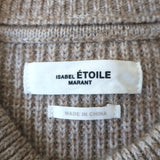 Isabel Marant Etoile Mavis Crewneck Sweater Beige Merino Wool Size 38