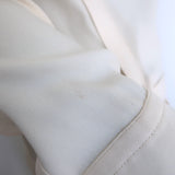Helmut Lang Long Sleeve Jumpsuit Ivory Crepe Size Medium