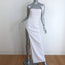 MONOT Tube Slit Dress White Crepe Size 2 Strapless Maxi Dress