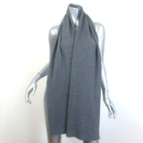 NAKEDCASHMERE Ribbed Cashmere Scarf Gray