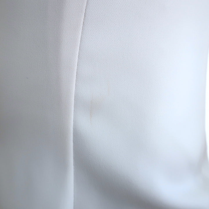 MONOT Tube Slit Dress White Crepe Size 2 Strapless Maxi Dress