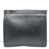 Maison Martin Margiela Ziplock Large Clutch Black Leather