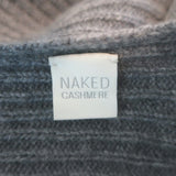 NAKEDCASHMERE Ribbed Cashmere Scarf Gray