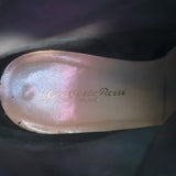 Gianvito Rossi Foster Lace-Up Combat Boots Charcoal Suede Size 37.5