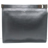 Maison Martin Margiela Ziplock Large Clutch Black Leather