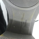 Gianvito Rossi Foster Lace-Up Combat Boots Charcoal Suede Size 37.5