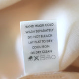 L'Academie Draped-Sleeve Blouse Light Gold Satin Size Extra Small/Small