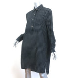 Isabel Marant Etoile Shirtdress Rane Gray Gingham Size 38 Long Sleeve Dress