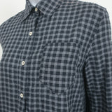 Isabel Marant Etoile Shirtdress Rane Gray Gingham Size 38 Long Sleeve Dress