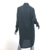 Isabel Marant Etoile Shirtdress Rane Gray Gingham Size 38 Long Sleeve Dress