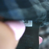 Isabel Marant Etoile Shirtdress Rane Gray Gingham Size 38 Long Sleeve Dress