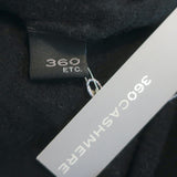 360 Cashmere Colorblock Shawl Scarf Beige/Black NEW