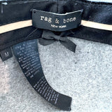 Rag & Bone Dunaway Hat Gray Wool Felt Size Medium