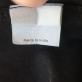 Dries Van Noten Sequined Shirtdress Black Cotton Size 36 Long Sleeve Dress