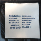 Moncler Delfi Leather Down Puffer Jacket Black Size 0