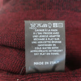 Isabel Marant Zasha Sweater Burgundy Linen-Blend Thin Ribbed Knit Size 36 NEW